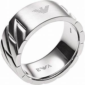 Emporio Armani Men 39 S Stainless Steel Piercing Ring Egs2438040 Amazon