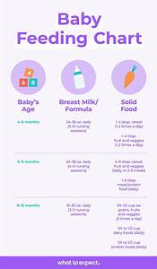 How Much Formula Should A Newborn Eat Chart Chart Walls