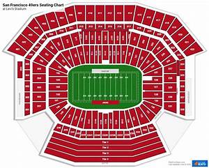 San Francisco 49ers Seating Charts At Levi 39 S Stadium Rateyourseats Com