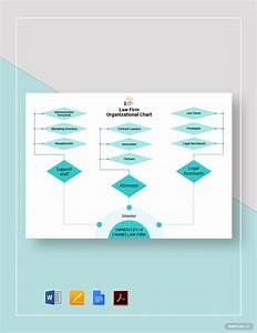 Law Firm Organizational Chart Template