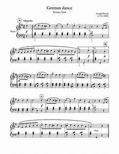 German Dance Sheet Music For Piano Download Free In Pdf Or Midi