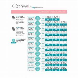 Caress Size Chart Full Range The Marena Group Llc
