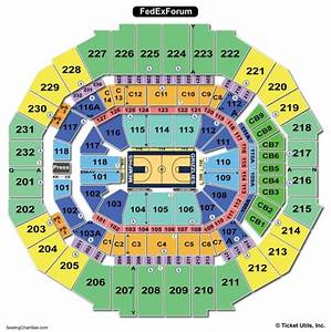 Fedex Forum Interactive Seating Chart Concert Awesome Home