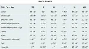 Men 39 S Dress Shirt Measurements Guide With Size Chart