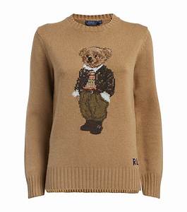 Womens Polo Ralph Brown Polo Bear Sweater Harrods Countrycode