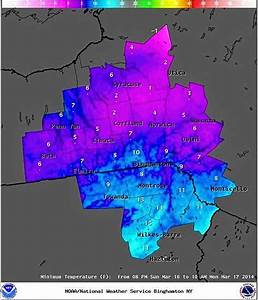 Weather Central New York Temperatures Will Drop To Single Digits By