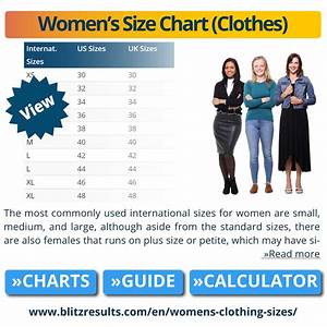 Women 39 S Size Chart Conversion Fitting Sizes