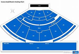 Usana Amphitheater Seating Map Awesome Home