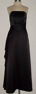 Belsoie Black Strapless Gown Size 4
