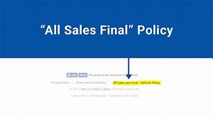 All Sales Final Policy Termsfeed