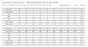 Watters Size Chart Dresses Images 2022