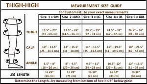 Compression For Circulation Plus Size Chart