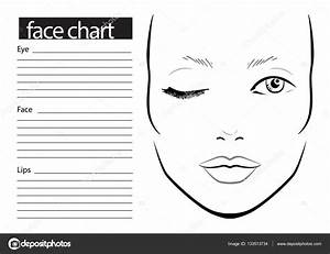 Blank Skin Analysis Chart Makeup Face Charts Face Chart Makeup Charts