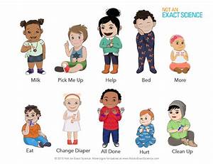 Sign Language Chart For Babies Baby Sign Language Baby Signs Sign
