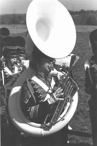 Sousaphone Player Side 1 Of 1 The Portal To Texas History