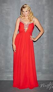 Night Moves 7132w Plus Size Jeweled Gown French Novelty