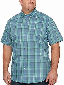 The Foundry Big Supply Co Mens Short Sleeve Plaid Button Front