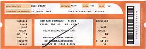 U2 2005 10 10 Ticket Square Garden U2 Octobe Flickr
