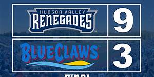 Hudson Valley Pounds Fourteen Hits To Earn Second Win Renegades