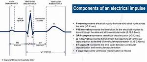 Pqrst Ecg P Wave Qrs Complex Atria