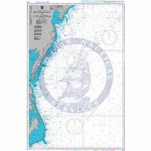 British Admiralty Nautical Chart 2861 Delaware Bay To Cape Hatteras