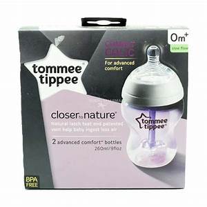 Tommee Tippee Closer To Nature Advanced Comfort Bottles Slow Flow 0m 2