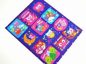 Owls Sticker Sheet Party Bags And Party Bag Fillers Buy Online At