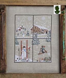 Winter Window From Guermani Cross Stitch Charts Cross Stitch