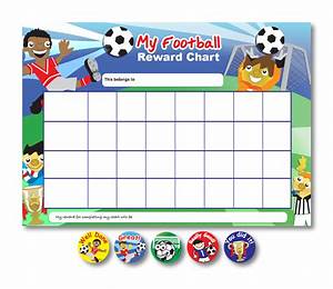 Football Reward Chart And Stickers Superstickers