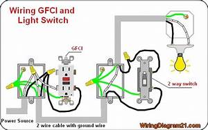 Light Switch To Gfci Schematic Wiring Diagram