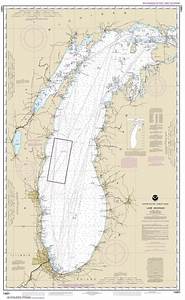 Themapstore Noaa Charts Great Lakes Lake Michigan 14901 Nautical