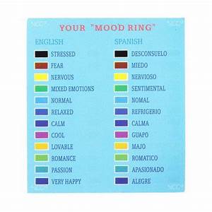 Mood Ring Chart Mood Color Meanings Color Meaning Chart Mood Ring