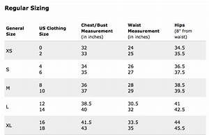 Coat Size Chart For Men