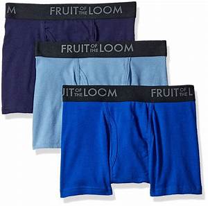 Fruit Of The Loom Mens Breathable 3 Pack Short Leg Boxer Brief S