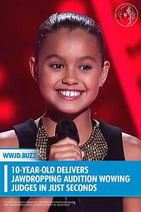 10 year old delivers jawdropping audition wowing judges in just seconds