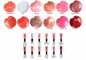La Colors Glossy Lips Sheer Lip Gloss Color Chart East Haven Lip
