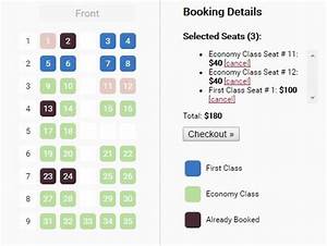 Minimalist Seating Chart Plugin With Jquery Flexiseats Free Jquery