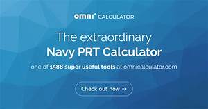 Navy Prt Calculator Check Your Performance Readiness Score