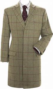 Samuel Windsor Men 39 S Classic 100 Wool Heritage Tweed Long Coats
