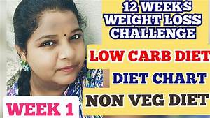 12 Weeks Weight Loss Challenge Low Carb Diet Plan For Non Vegetarian