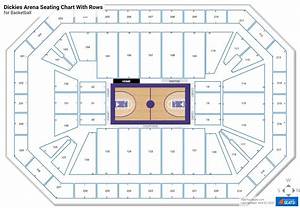 Dickies Arena Seating Charts For Basketball Rateyourseats Com