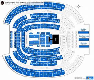 At T Stadium Seating Chart Kenny Chesney Stadium Seating Chart