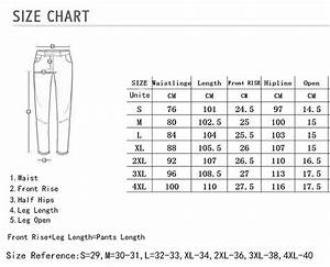 European Size Chart Jeans