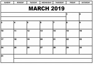 20 Printable Calendars 2019 Free Download Printable Calendar Templates