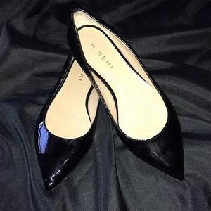 M Gemi Shoes M Gemi Black Patent Leather Fortuna Flats 37 Itly