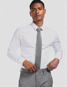 Buy Calvin Klein Men White Slim Fit Satin Stretch Solid Casual Shirt
