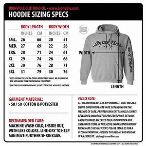 Size Chart Master Template 2500px Ironville Clothing Co