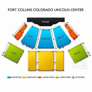 Fort Collins Colorado Lincoln Center Seating Chart Vivid Seats