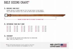 Belt Centimeter Size Chart