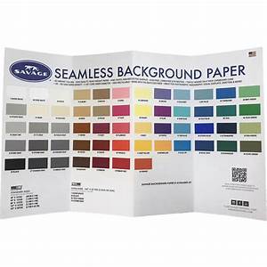 Savage Seamless Paper Color Chart Cc Widetone55 B H Photo Video